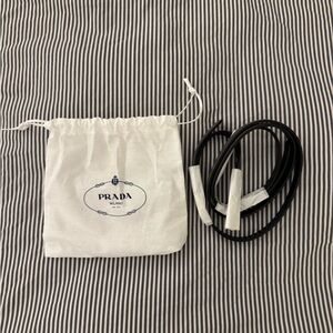 NWT Authentic Prada Bonnie Bag Strap Suede